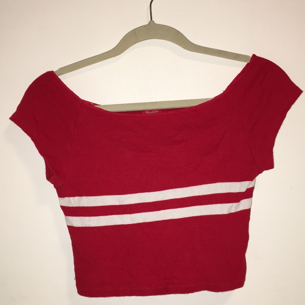 Brandy Melville Red Ellery Crop Top